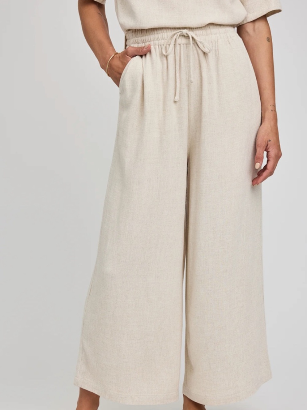 Gentle Fawn Wide Leg Linen Pants